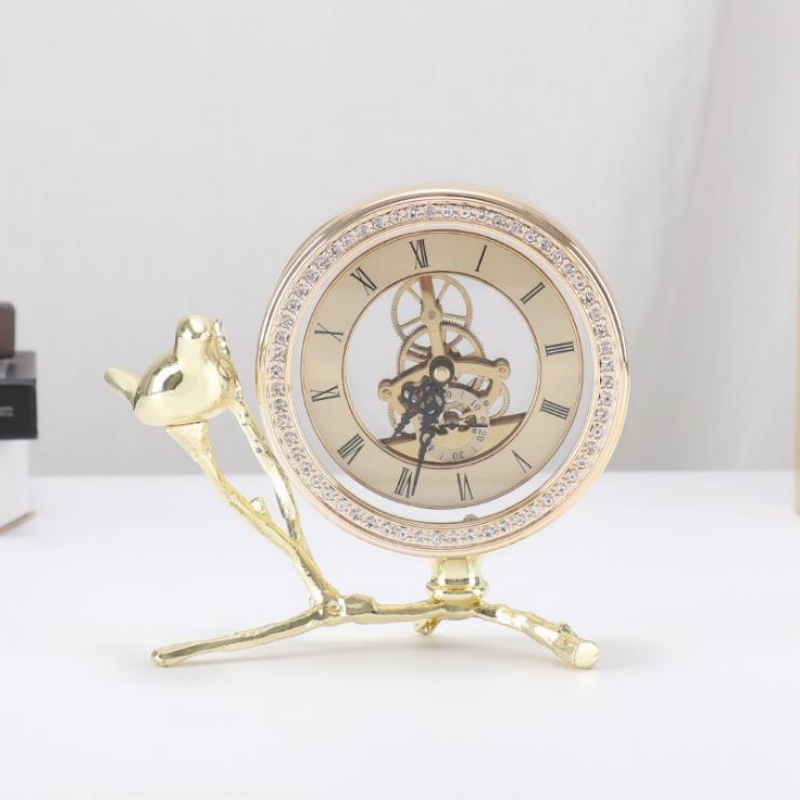 Fabrica de vânzare direct ă de ceas stil european retro creative birou metal Bird Clock decorare acasă pandantive perete ceas